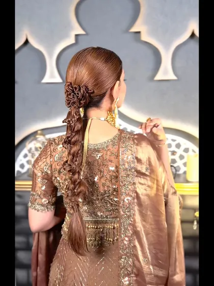 A final look at this beautiful, detailed braid. Learning advanced techniques like this will set you apart as a hairstylist and allow you to offer more creative options to your clients.