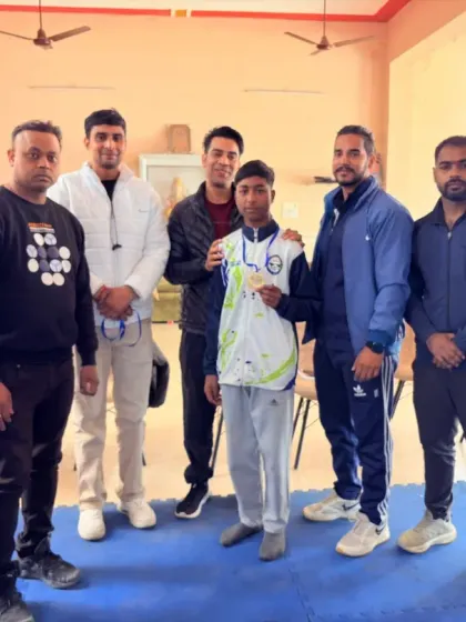 This student's hard work earned him a medal. Seeing my students succeed is the greatest reward for a coach.