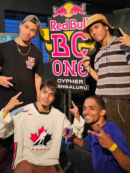 Another great shot from the Red Bull BC One South Qualifier. It's a privilege to have legends like Ronnie in our studio, inspiring the next generation of b-boys and b-girls.