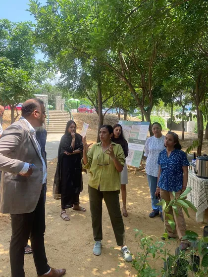 We celebrate the inauguration of a restored stretch of Aravali Creek with our partners from Kotak Mahindra Bank. Our team explains the project's impact on flood management and groundwater recharge.