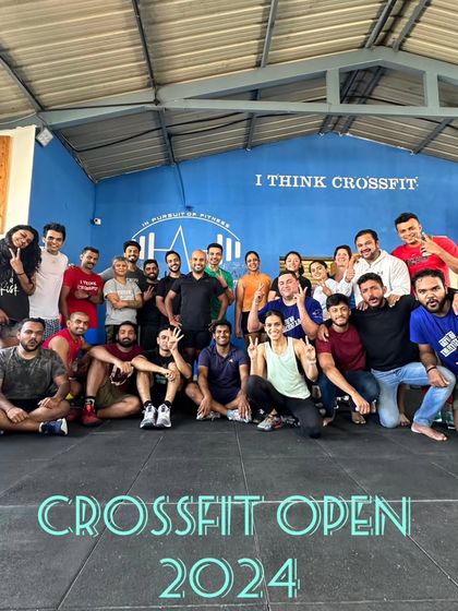 The CrossFit Open 2024 crew, ready for three weeks of fitness. We are proud to host this global event and bring our community together to participate.