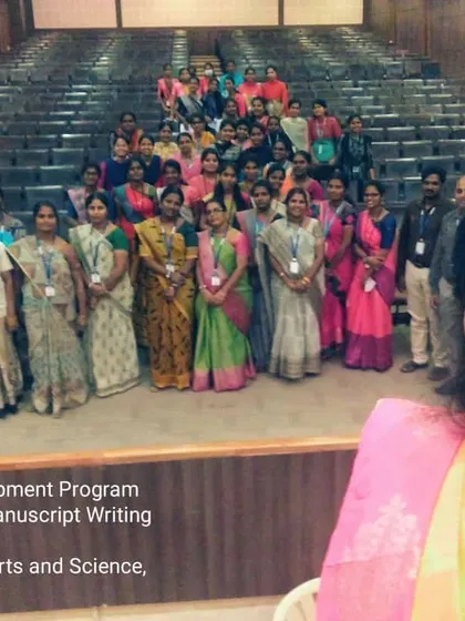 The energy in the room is what makes every session special. A quick selfie with the wonderful faculty at Kongu Arts and Science College after a vibrant and interactive Faculty Development Program on deciphering manuscript writing.