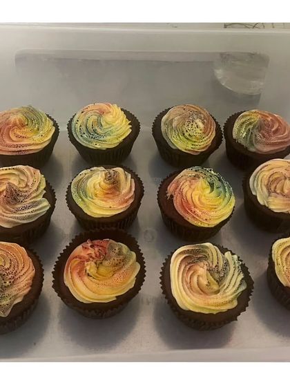 Even after the festival is over, the sweetness can linger. These Holi-themed cupcakes, with their vibrant swirls of color, are the perfect post-celebration treat to relive the joy.