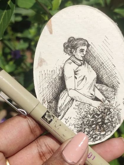 Kalaa Rahasya - Custom Portraits & Illustrations Detailed Ink Illustrations photo 11