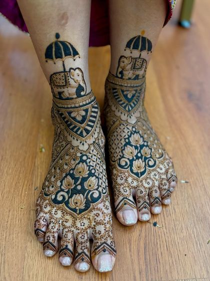 Mitali - Bridal Mehendi Bridal Feet Mehendi photo 13