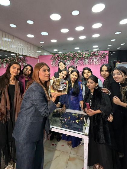 Cake cutting with the latest graduating batch. These are the sweet moments we cherish.