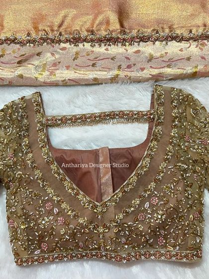 Anthariya by Nidhi Gowda - Ethnic Wear Design & Embroidery Courses Modern Elegance: Sheer & Contemporary Blouses photo 5