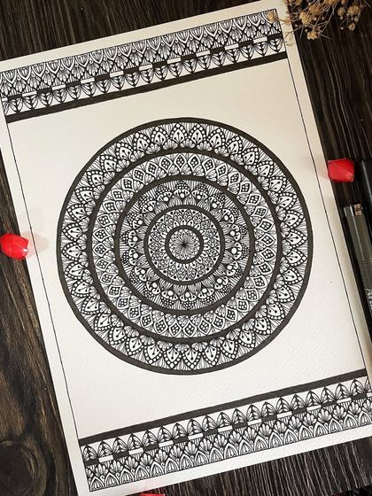 Classic Black & White Mandalas photo 4