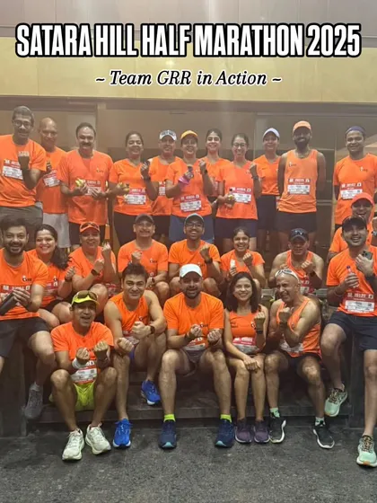 The GRR Tribe at the Satara Hill Half Marathon. We show up together, we struggle together, and we cross the finish line as one family. This is more than a running club; it's a support system that gets you through the toughest miles.