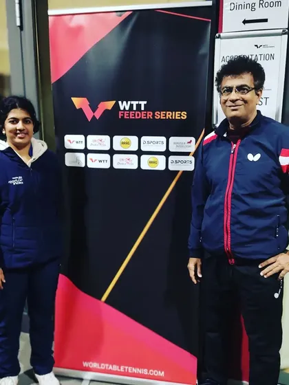 With Swastika at the WTT Feeder Series Germany Open. We travel the world for tournaments, always ready for the next challenge.