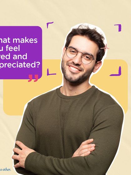 Asking "What makes you feel loved and appreciated?" helps you understand his emotional needs better. It's a positive way to open a conversation about feelings and connection.