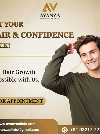 Get your hair and confidence back. Real, natural hair growth is possible with our advanced treatments. We are here to help you start your journey.
