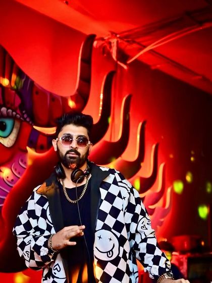 Rocking a bold jacket for Sufi night. Even when the music is soulful, the style is still on point.