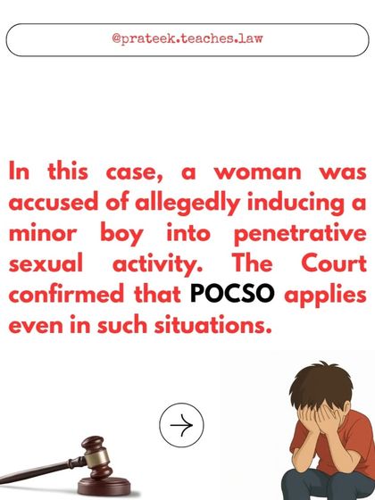 In a specific case involving a woman and a minor boy, the court confirmed that POCSO applies. This precedent is crucial for understanding the full scope of the act.