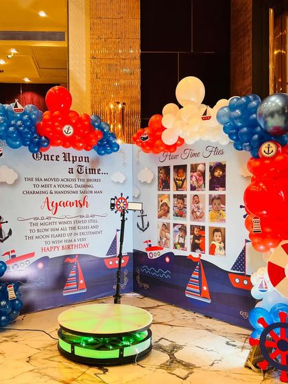 Golu Balloon Decor - Baby Celebration Decor First Birthday Spectacles photo 19