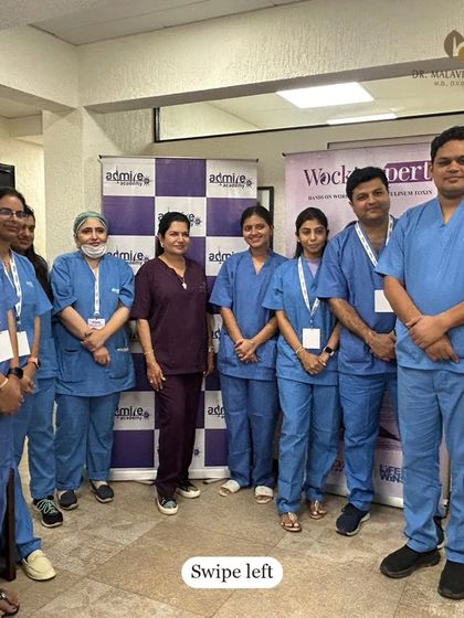 With the group of dedicated dermatologists at the Admire Course. We focused on comprehensive solutions for anti-ageing, from injectables to energy-based devices.