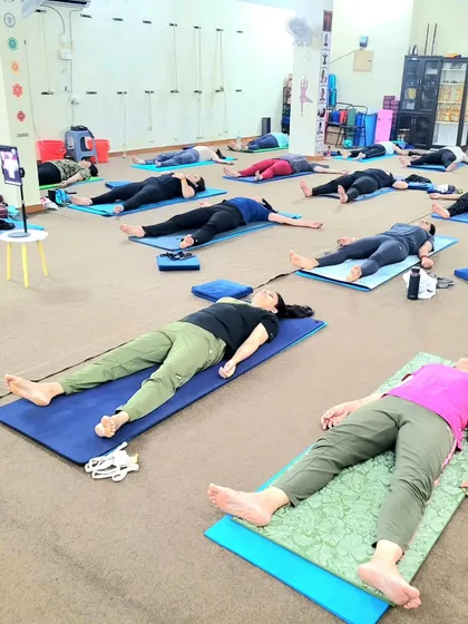 After effort comes rest. An essential part of every class is guided relaxation in Savasana, allowing the body to absorb the benefits of the practice and the mind to find stillness. This is where deep healing and rejuvenation happen.