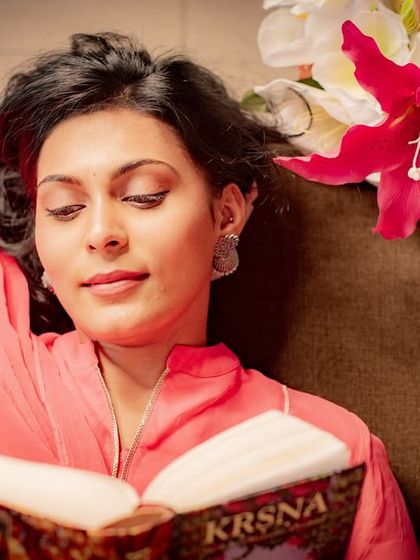 An overhead shot creating a unique perspective. This creative angle adds an artistic touch to the portrait session.