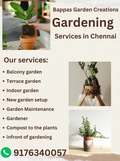 We offer a comprehensive list of gardening services in Chennai. Whether you need a balcony garden, a terrace setup, indoor plants, or regular maintenance, our team is here to help you create your dream green space.