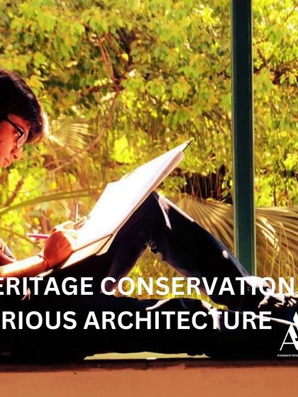 Vaibhav sketching on-site, a testament to his belief that heritage conservation is serious architecture that requires deep focus and skill.