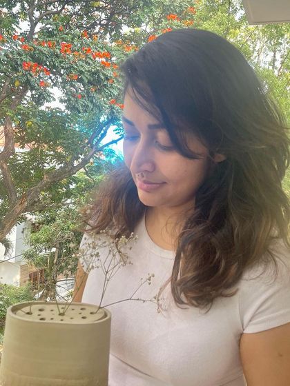 Introducing Swathi, a client-turned-student who is now launching her own pottery brand and studio.