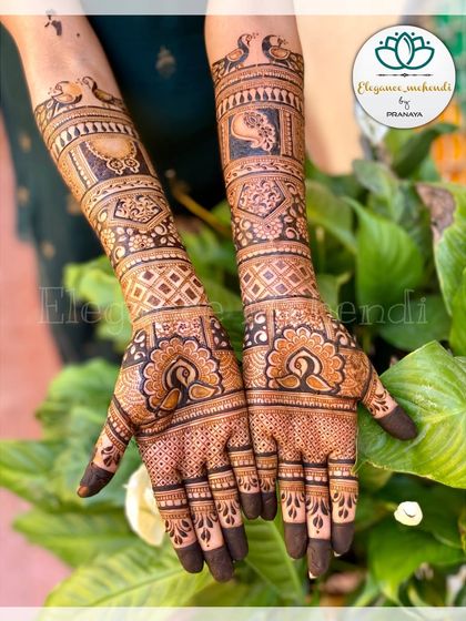 Intricate Full Bridal Mehendi photo 22