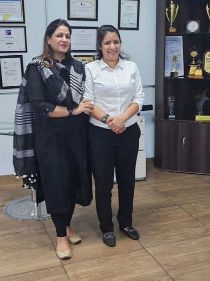 Another photo with a colleague from a POSH committee. Teamwork and collaboration are fundamental to the success of any IC.