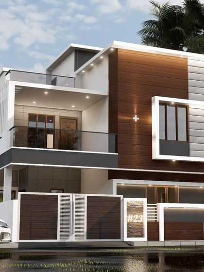 Another render of the Hassan project, showing the design from a slightly different angle.