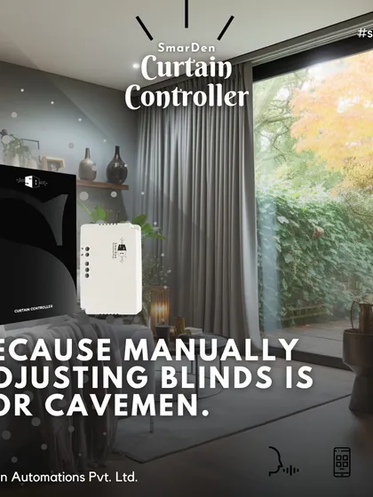 Still adjusting blinds manually? Our curtain controller automates your window coverings, allowing you to manage natural light and privacy with a simple voice command or a tap on your phone.
