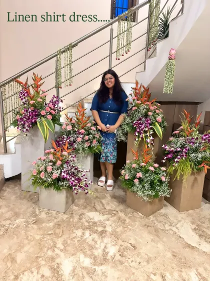 Your perfect summer linen dress. This piece is effortlessly elegant and endlessly versatile, your go-to for everything from casual coffee dates to evening outings.