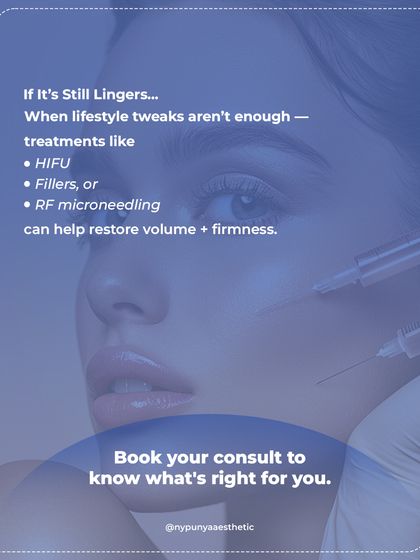 If lifestyle tweaks aren't enough to address runner's face, treatments like HIFU, fillers, or RF microneedling can help restore lost volume and firmness. A consultation will determine what's right for you.