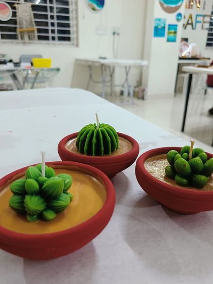 Paint Cafe Studio - Custom Handmade Crafts Our Handmade Candle Collection photo 3