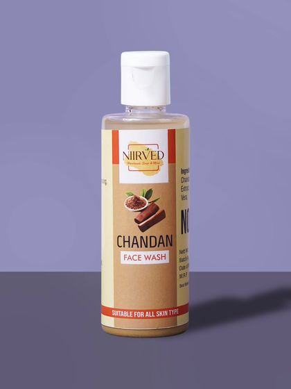 Infused with pure Sandalwood and Multani Mitti, my Chandan Facewash deeply cleanses, fights acne, and gives your skin a fresh, radiant glow with every wash.