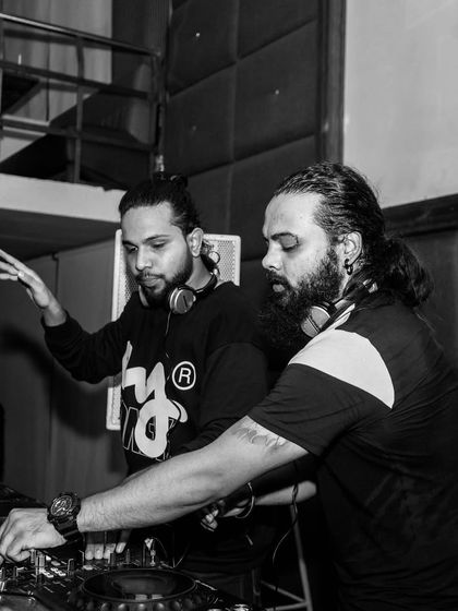 These shots capture me in my element, from different angles and at various events. Each one is a glimpse into my life as a music maker, focused on the craft and connecting with the crowd.