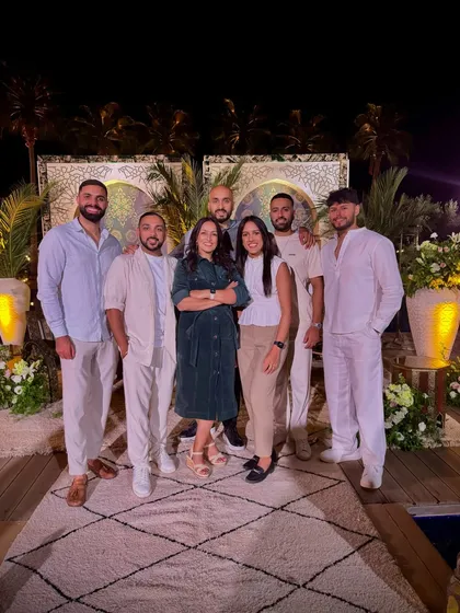 Part of the Kudos Music and event planning team at a stunning wedding at The Oberoi, Marrakech. We work together to make the magic happen.