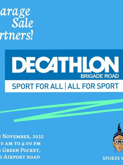 Decathlon is a key partner for our Garage Sale, bringing a wide range of sports gear for our community.