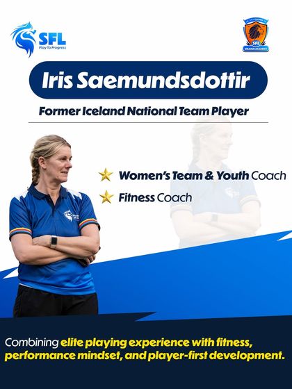 Meet Iris Saemundsdottir, a former Iceland National Team player and part of the expert team. Her experience in women's football and fitness coaching brings another layer of elite knowledge to our program.