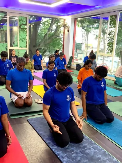 Feel the collective energy of our community. This is a glimpse into one of our group classes, where students of all levels come together to practice, breathe, and grow in a supportive and focused environment.