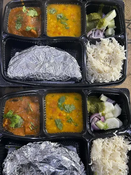 A customized thali order with Chaap Masala and dal. I always ensure the food is packed neatly and delivered fresh.