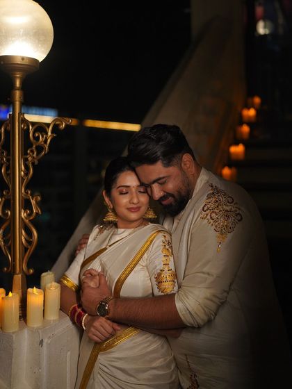 Arulaa by Rashmi Anoop Rao - Men's Custom Formal & Wedding Wear Coordinated Couple & Family Outfits photo 10