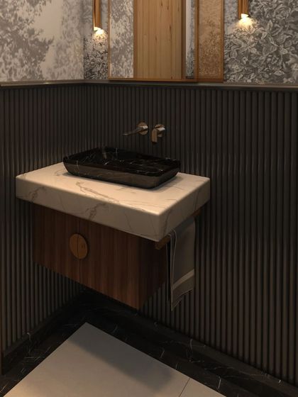 Chizzle My Designs - Turnkey Residential Interior Design Artistic Bathrooms & Powder Rooms photo 41