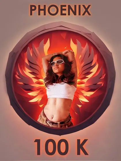 Another post celebrating the 100k views milestone for "Phoenix." I'm so grateful for everyone who watched and shared.