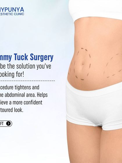 A tummy tuck surgery can be the solution for a bulging or loose abdomen. This procedure tightens the area for a more confident and contoured appearance.
