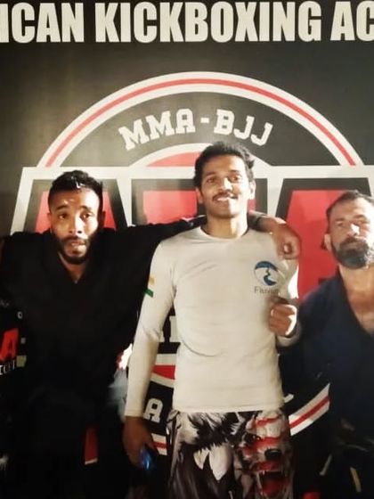 A photo with respected Black Belt coaches after the Goa tournament. I always take the opportunity to learn from those with more experience.