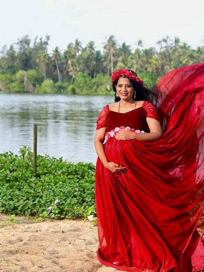 Dee Yashaswini - Occasion Wear Rentals Maternity Photoshoot Outfits photo 79