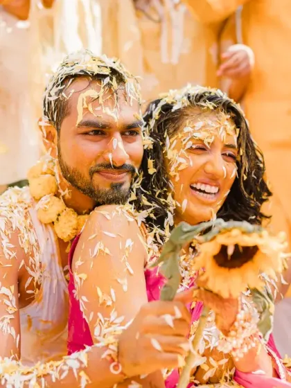 WhatKnot - Wedding Photography & Videography The Haldi Edit: Colours, Chaos & Laughter photo 43