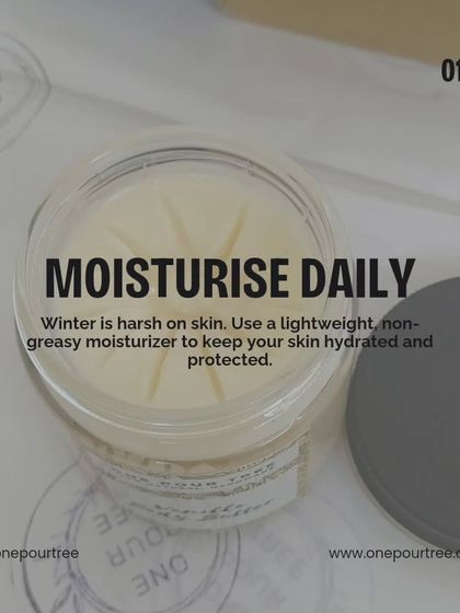 A skincare tip for men: Moisturize daily, especially in winter. My lightweight, non-greasy body butter is a great option.
