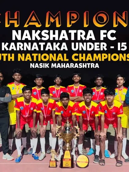 Champions of the Karnataka Under-15 Youth National Championship in Nasik, Maharashtra. This is what happens when talent meets relentless hard work and dedication.