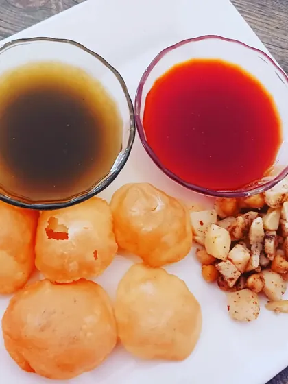 Who says street food can't be healthy? These are my millet-based, gluten-free Golgappe. They are perfectly crisp and ready to be filled with tangy, delicious pani, offering a guilt-free way to enjoy India's favourite snack.