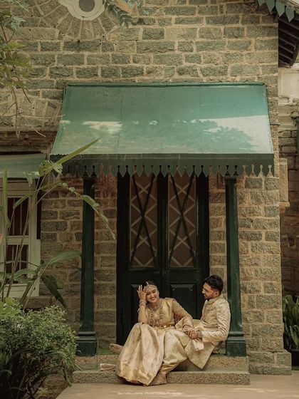 Bangalore Photographers - Pre-Wedding & Couple Photoshoots Grand Celebrations: Elegant Couple Portraits photo 8